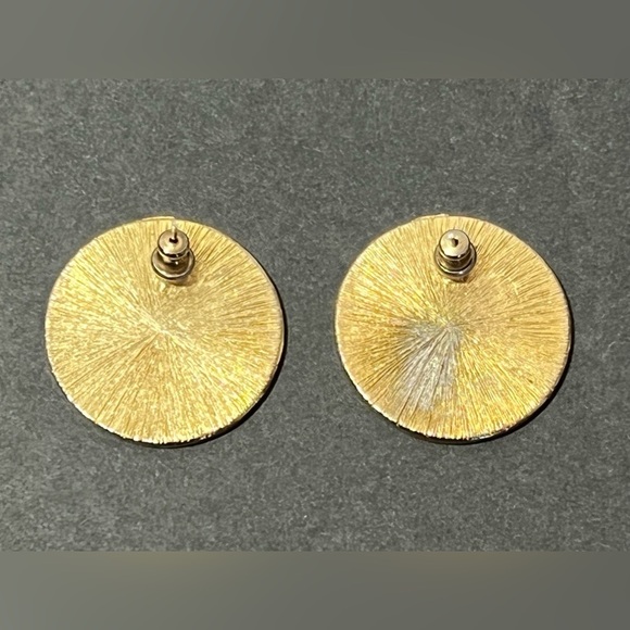 Vintage Lady France Francaise Republique Coin Earrings Pierced - Picture 3 of 8